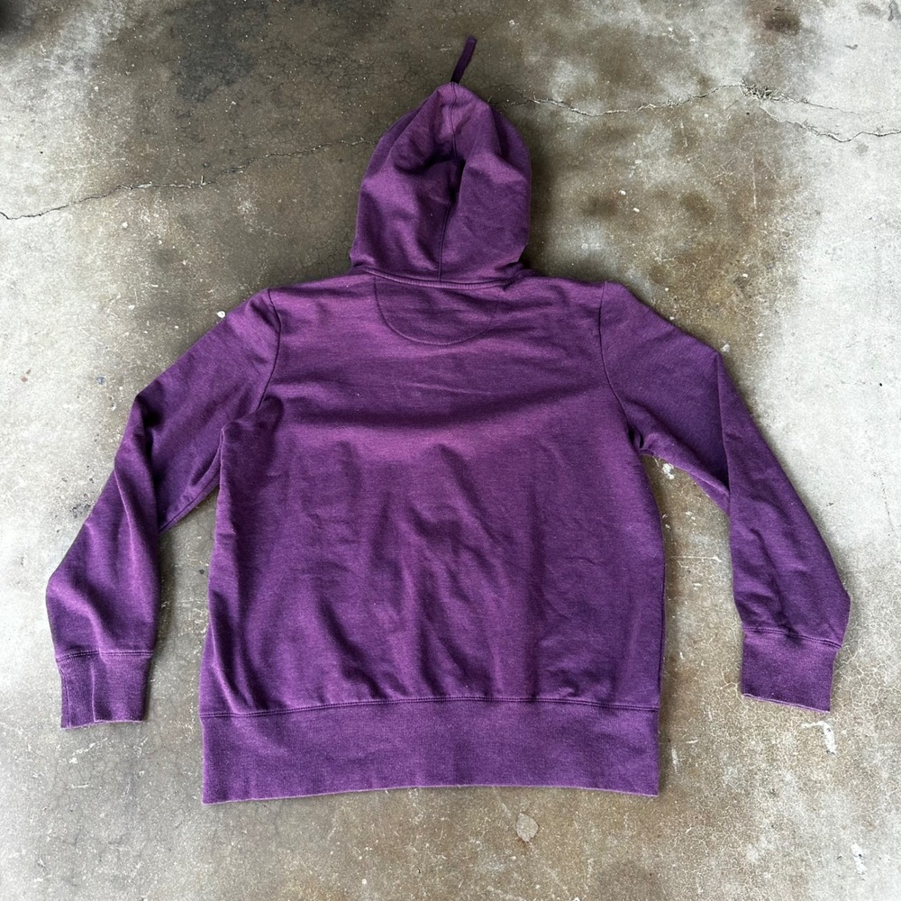 Eddie Bauer Full Zip Hoodie Women XL Purple Good Casual Long Sleeve Sweatshirt - Picture 2 of 5